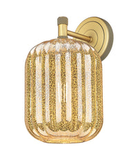Downtown Urban Sconce Cast Brass Glass