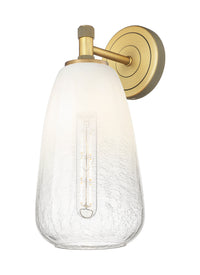 Downtown Urban Sconce Cast Brass Glass
