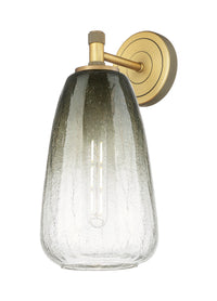 Downtown Urban Sconce Cast Brass Glass