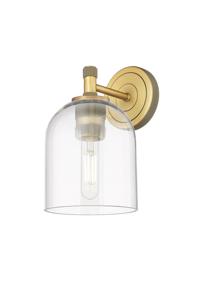 Downtown Urban Sconce Cast Brass Glass