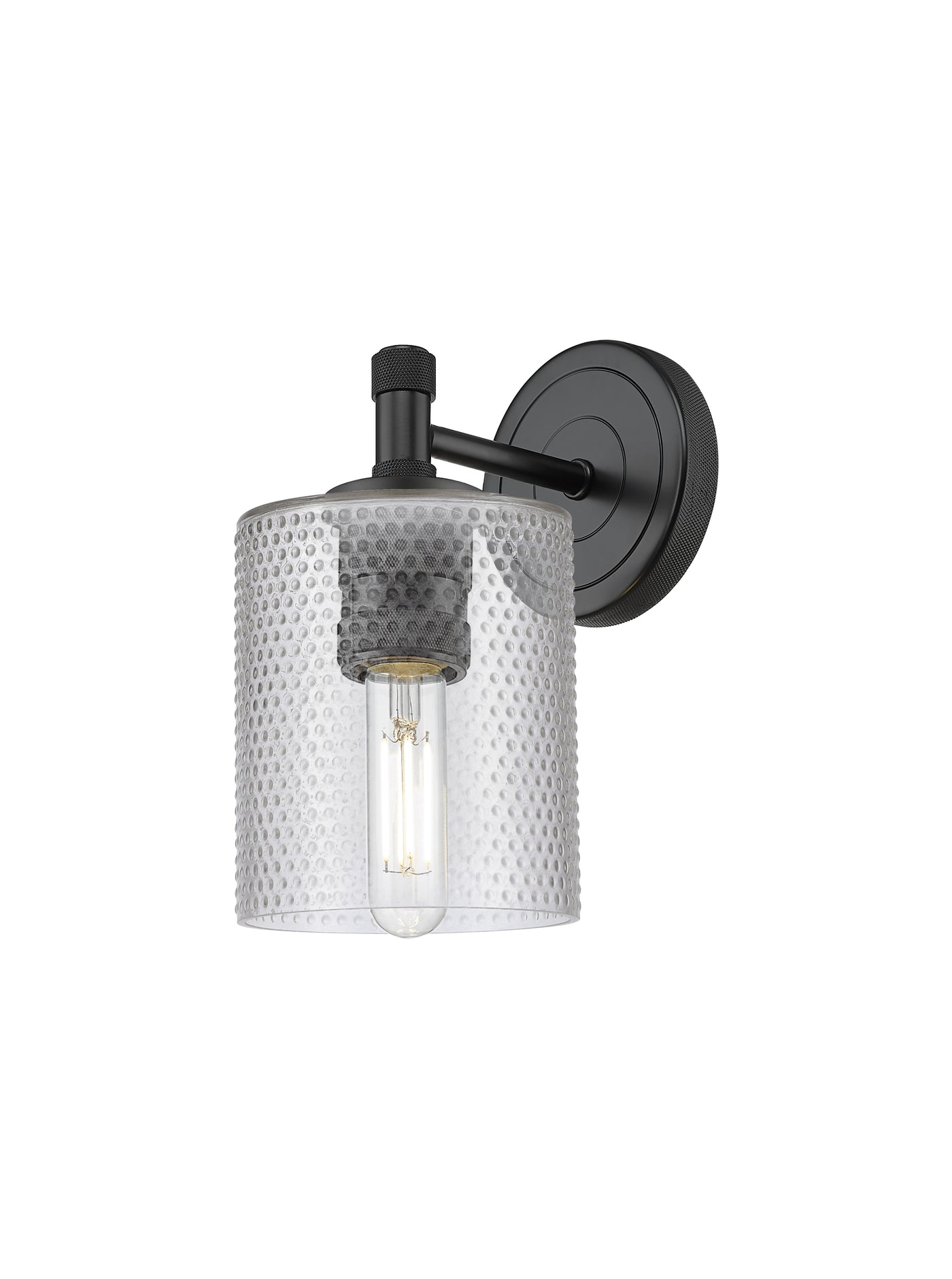Downtown Urban Sconce Cast Brass Glass