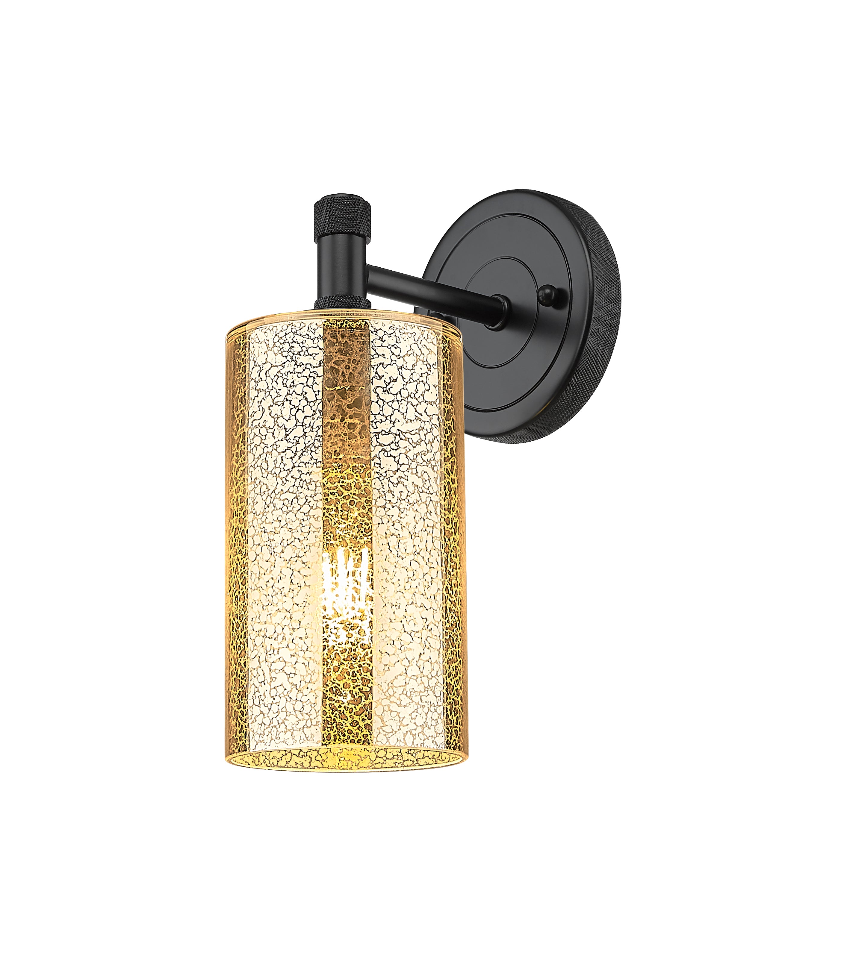 Downtown Urban Sconce Cast Brass Glass