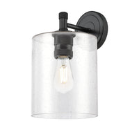 Downtown Urban Sconce Cast Brass Glass Steel