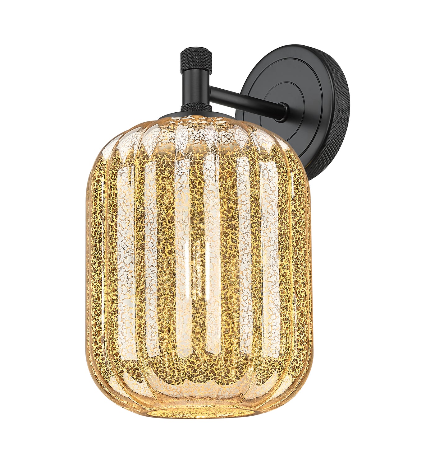 Downtown Urban Sconce Cast Brass Glass