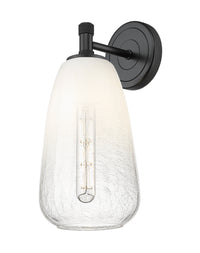 Downtown Urban Sconce Cast Brass Glass