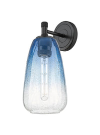 Downtown Urban Sconce Cast Brass Glass