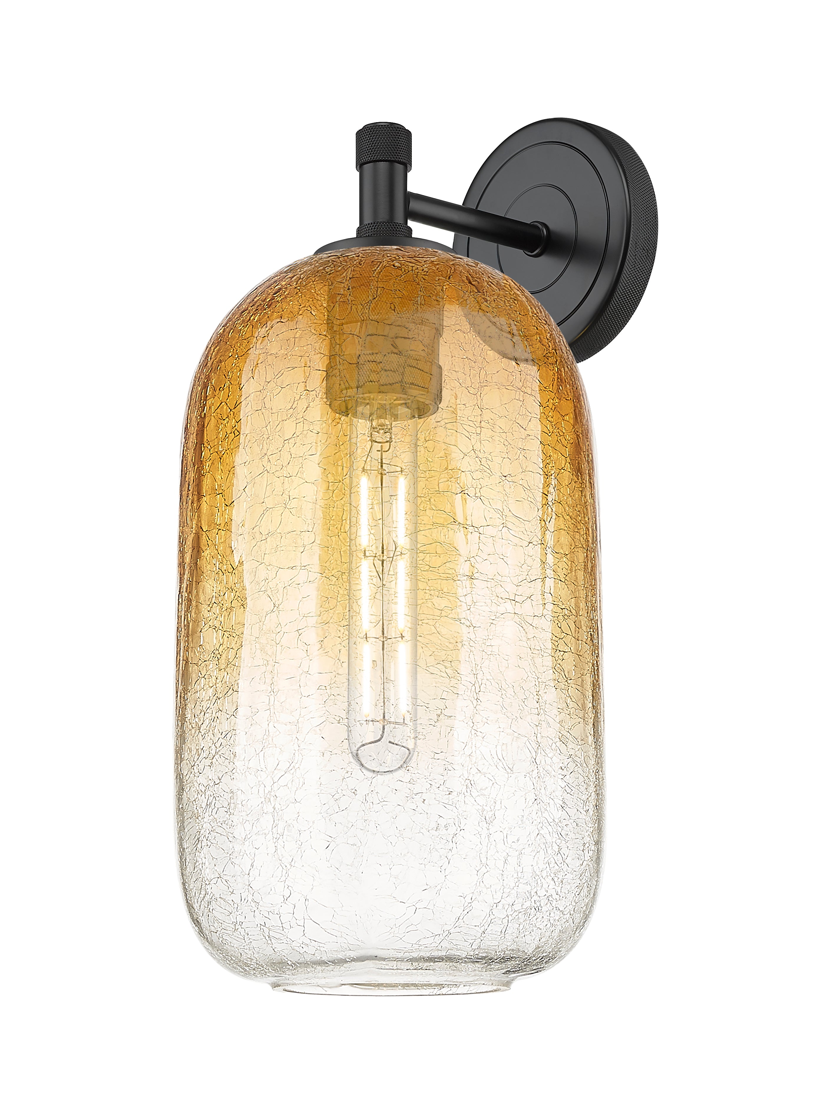 Downtown Urban Sconce Cast Brass Glass