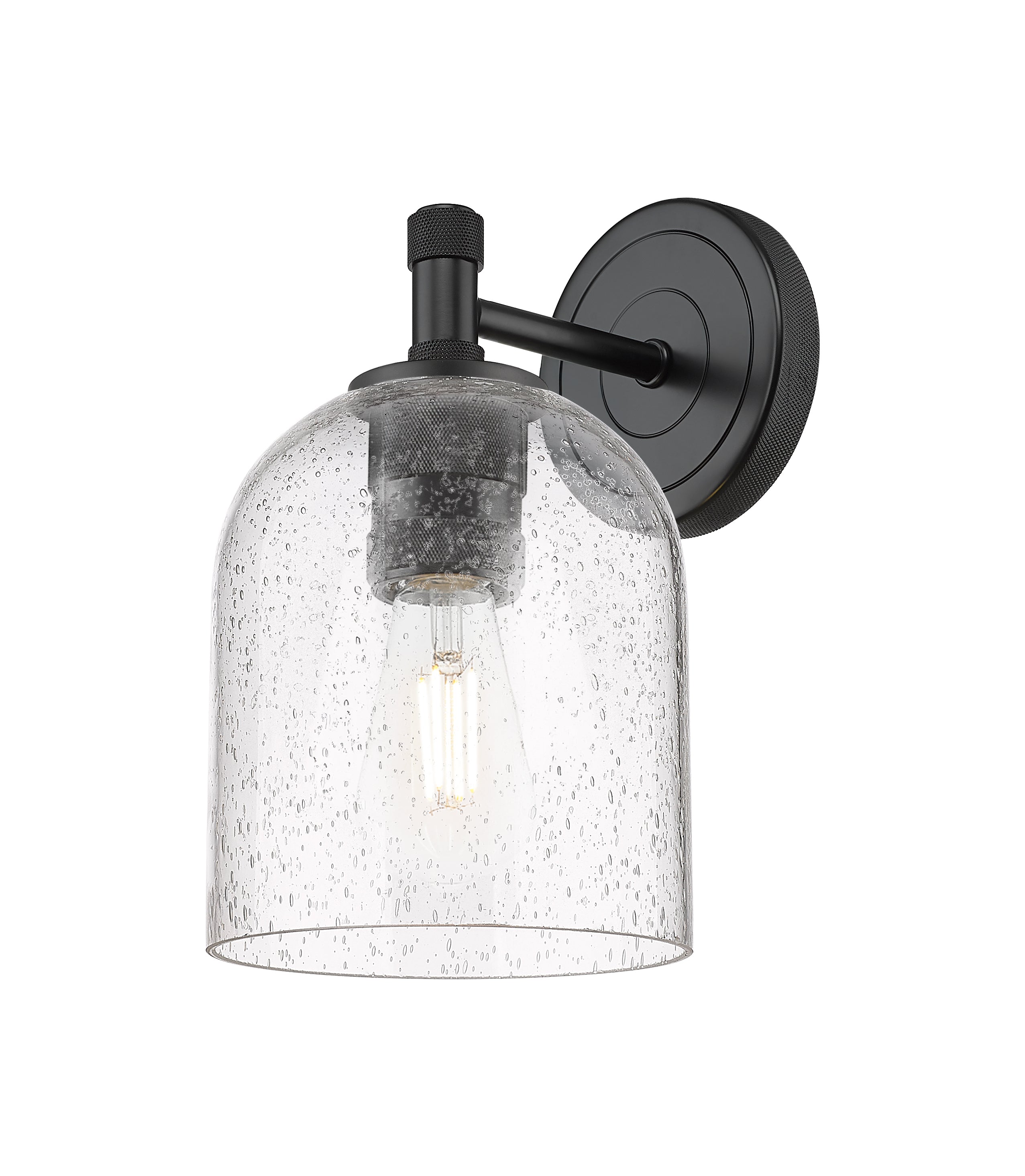 Downtown Urban Sconce Cast Brass Glass