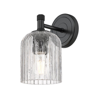 Downtown Urban Sconce Cast Brass Glass