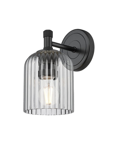Downtown Urban Sconce Cast Brass Glass