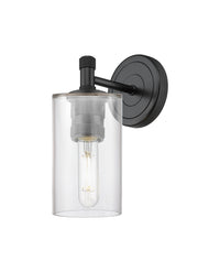 Downtown Urban Sconce Cast Brass Glass