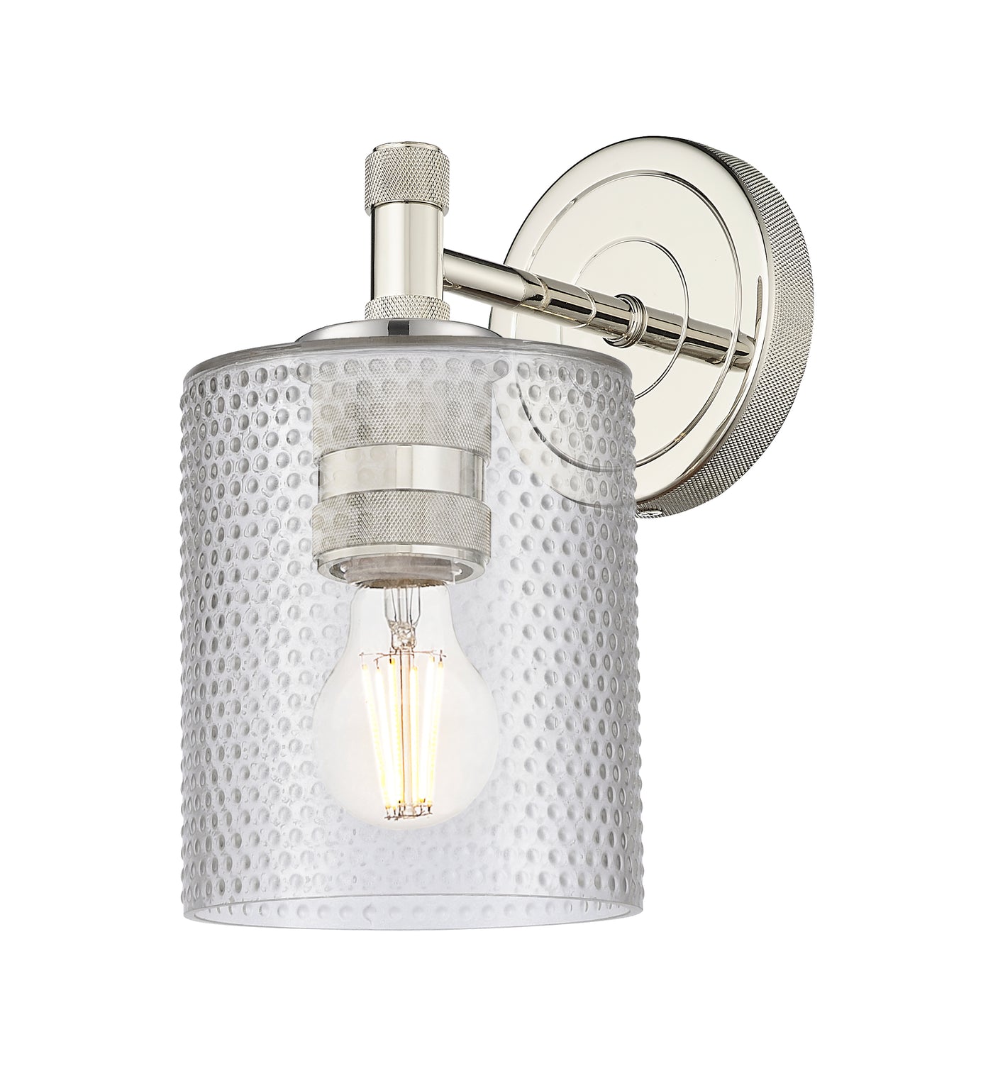 Downtown Urban Sconce Cast Brass Glass