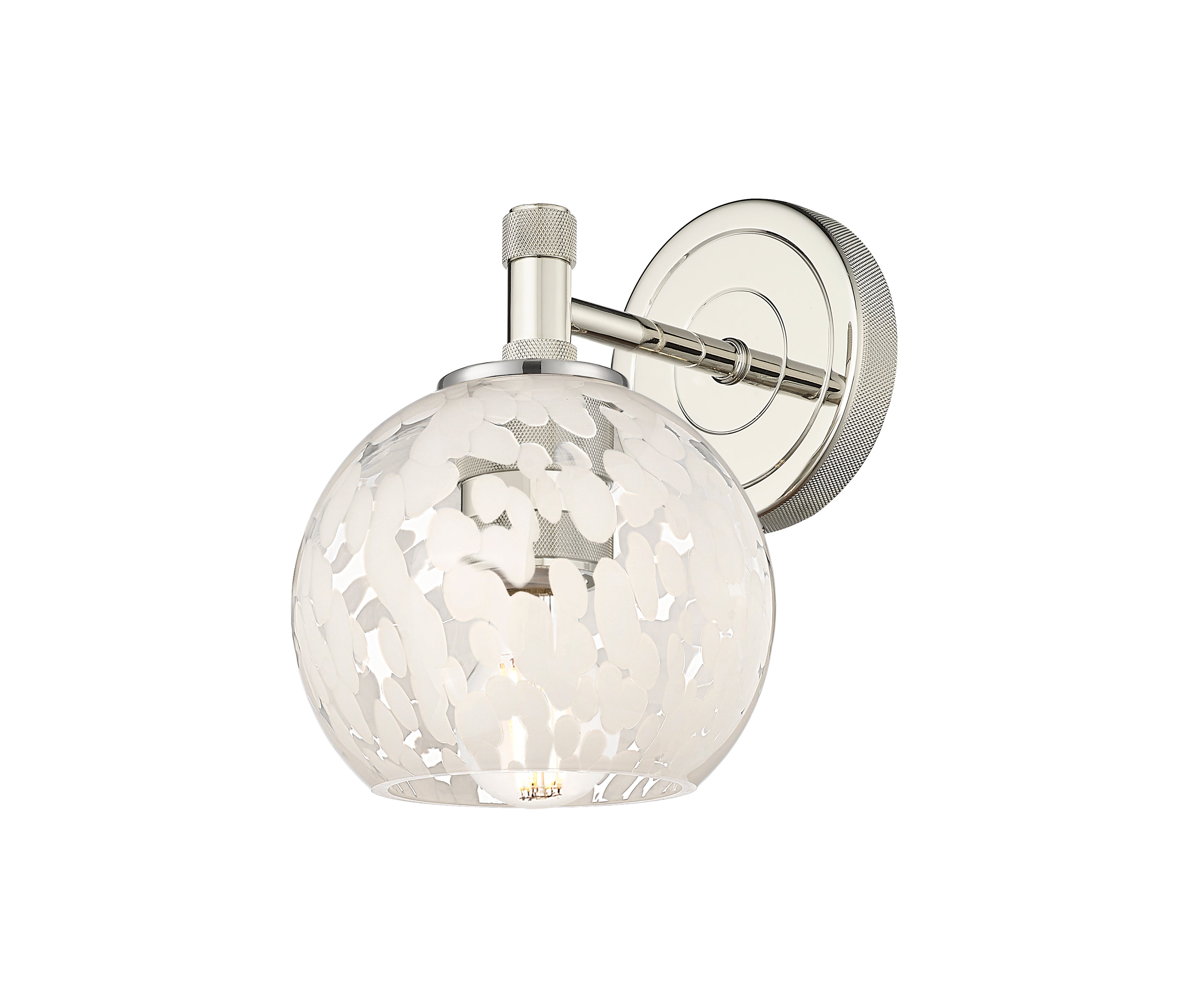 Downtown Urban Sconce Cast Brass Glass
