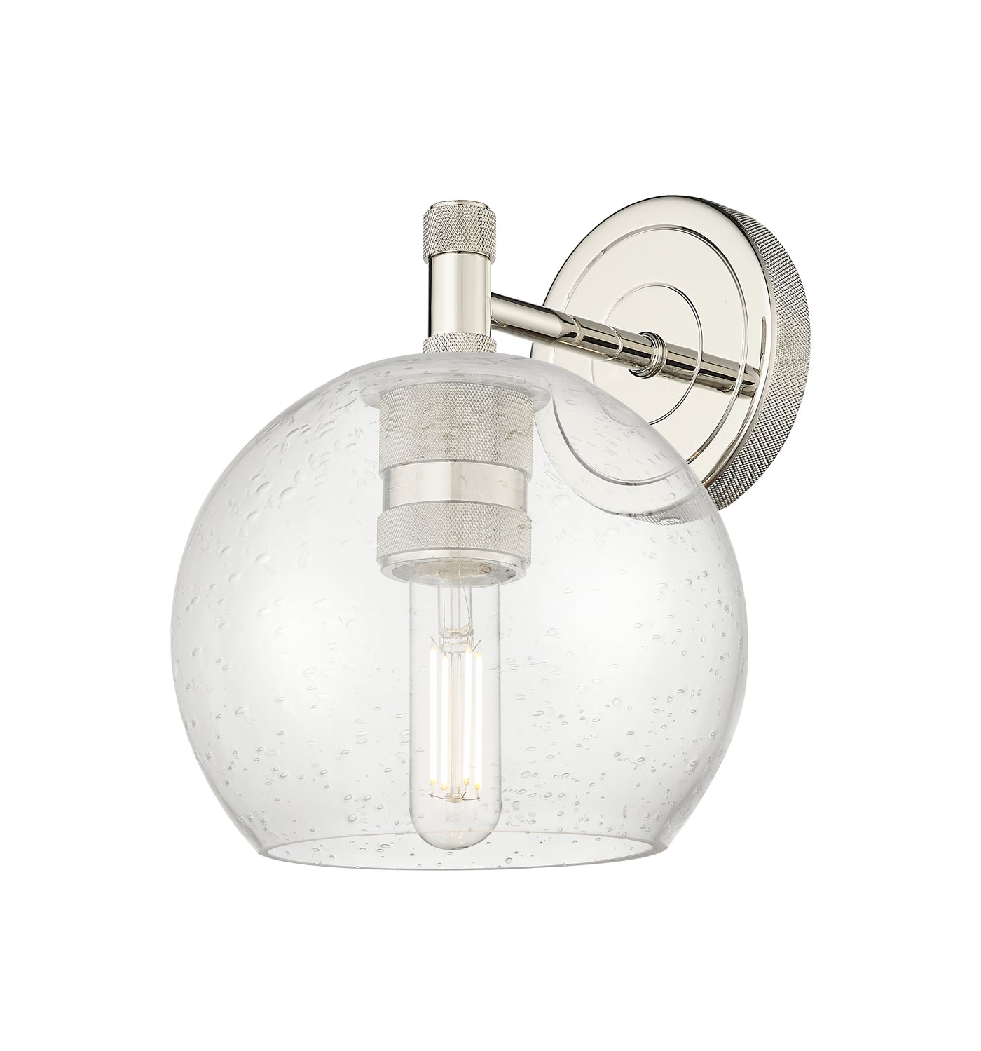 Downtown Urban Sconce Cast Brass Glass