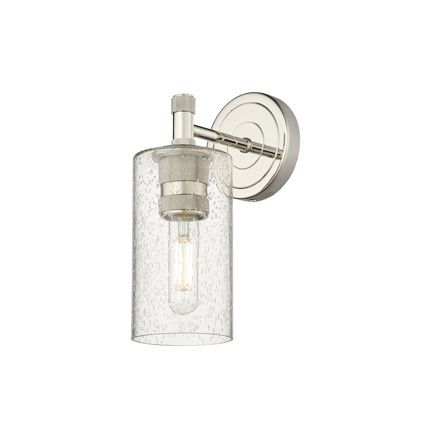 Downtown Urban Sconce Cast Brass Glass