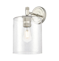 Downtown Urban Sconce Cast Brass Glass Steel