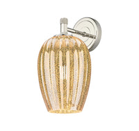 Downtown Urban Sconce Brass Finish Glass