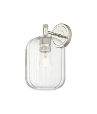 Downtown Urban Sconce Cast Brass Glass