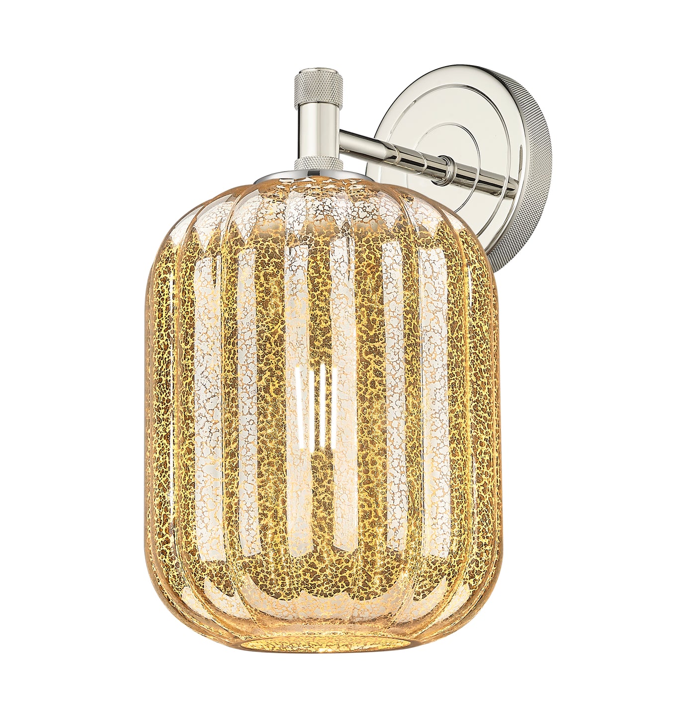 Downtown Urban Sconce Cast Brass Glass