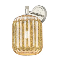 Downtown Urban Sconce Cast Brass Glass