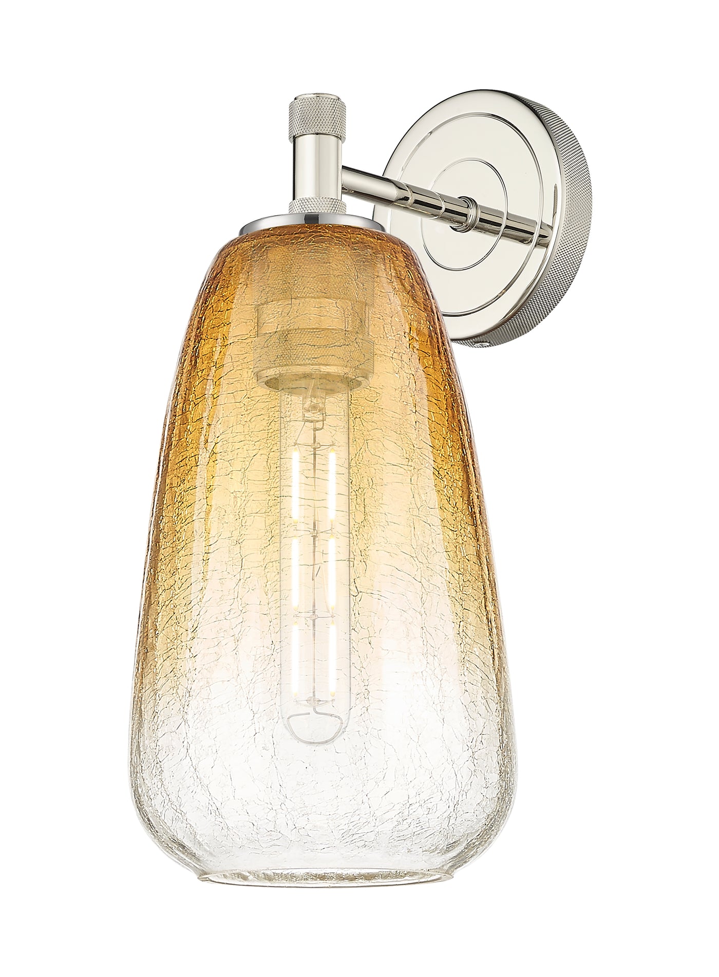 Downtown Urban Sconce Cast Brass Glass