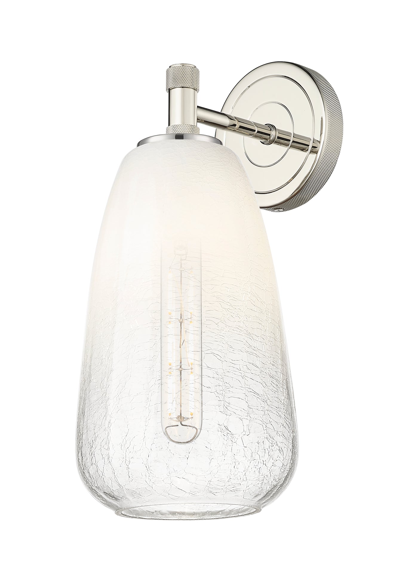 Downtown Urban Sconce Cast Brass Glass