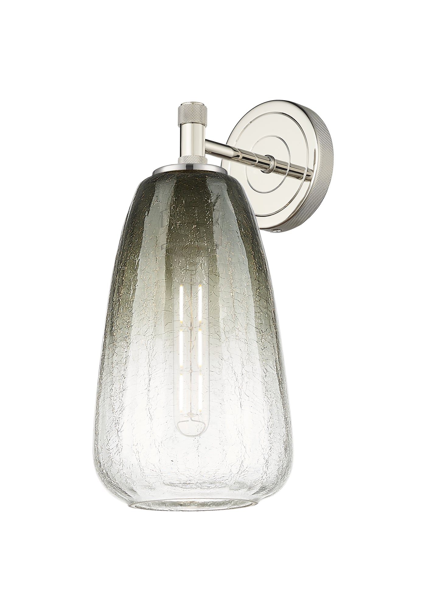 Downtown Urban Sconce Cast Brass Glass