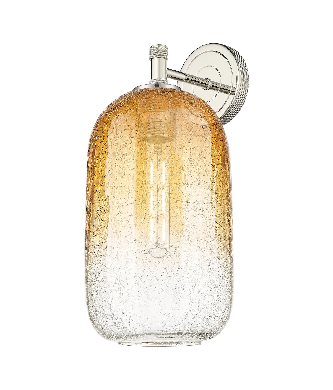 Downtown Urban Sconce Cast Brass Glass