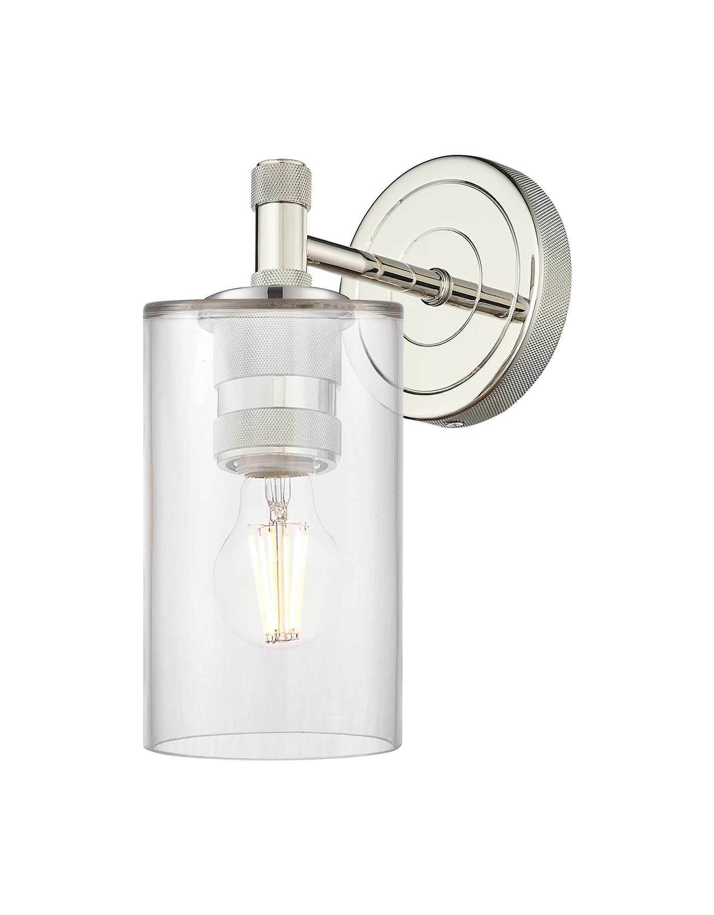Downtown Urban Sconce Cast Brass Glass
