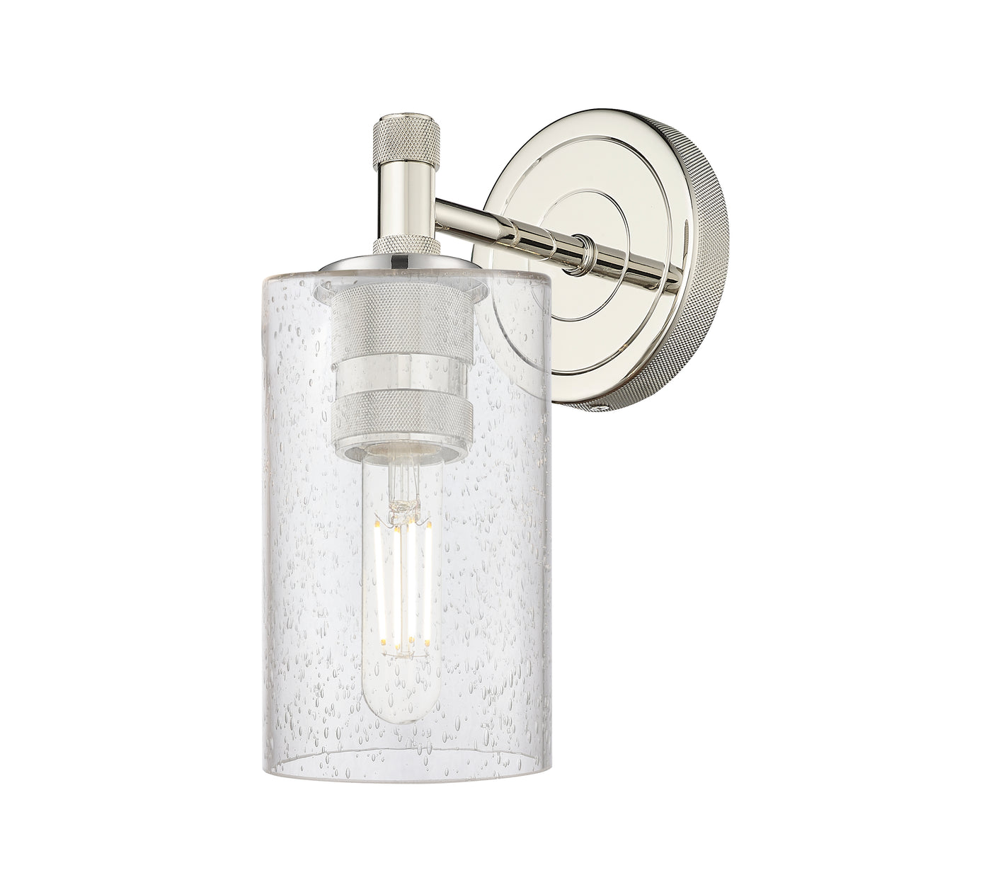 Downtown Urban Sconce Cast Brass Glass