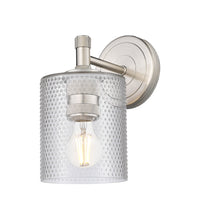 Downtown Urban Sconce Cast Brass Glass