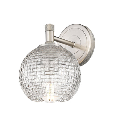 Downtown Urban Sconce Brass Steel Glass