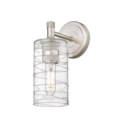 Downtown Urban Sconce Cast Brass Glass