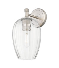 Downtown Urban Sconce Brass Finish Glass