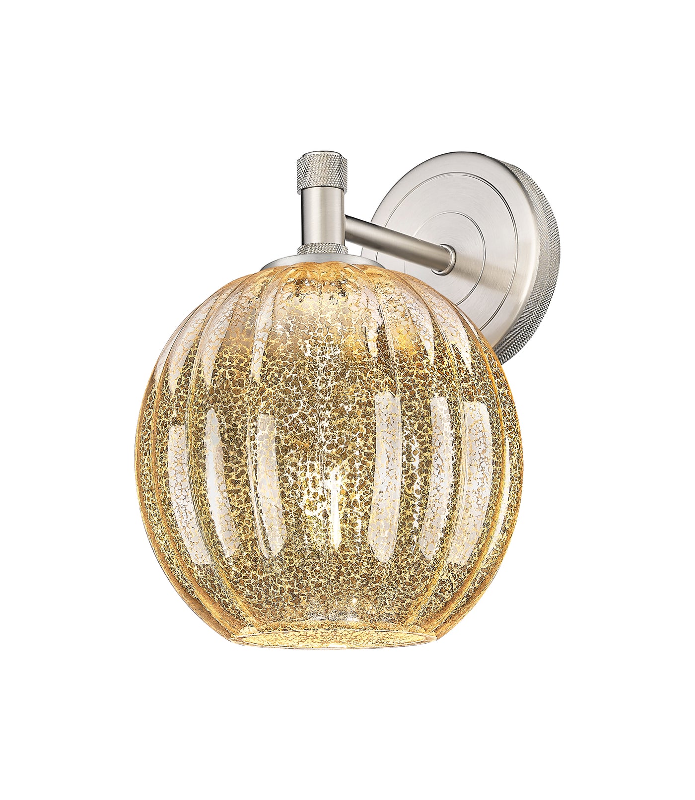 Downtown Urban Sconce Cast Brass Glass