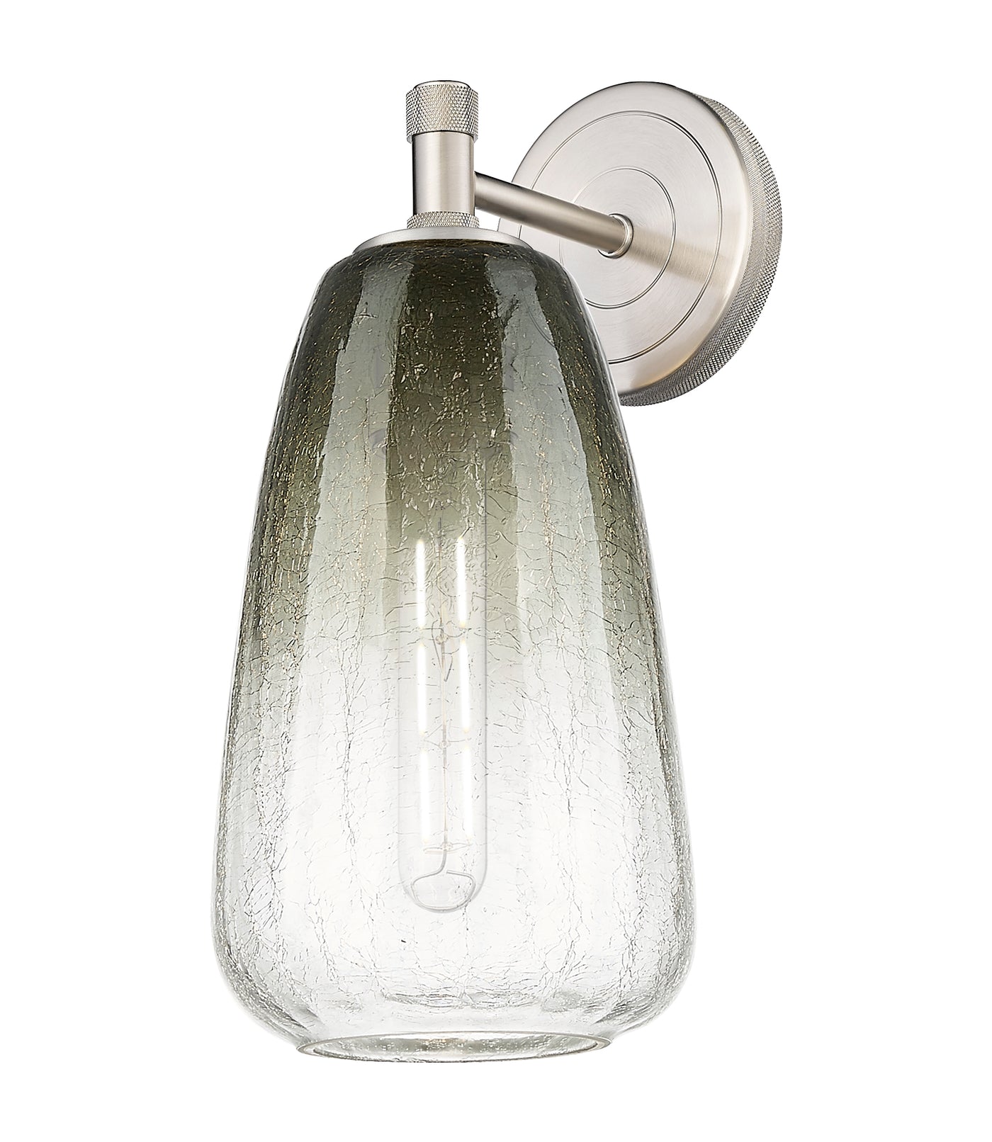 Downtown Urban Sconce Cast Brass Glass