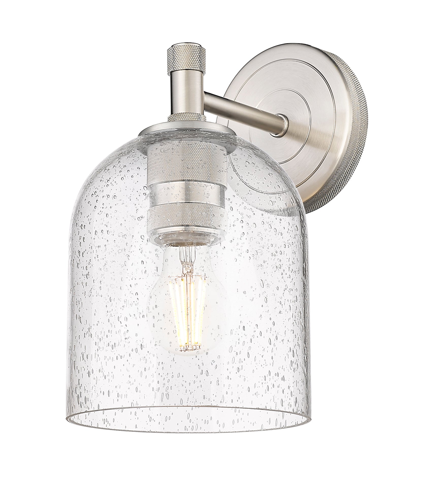 Downtown Urban Sconce Cast Brass Glass