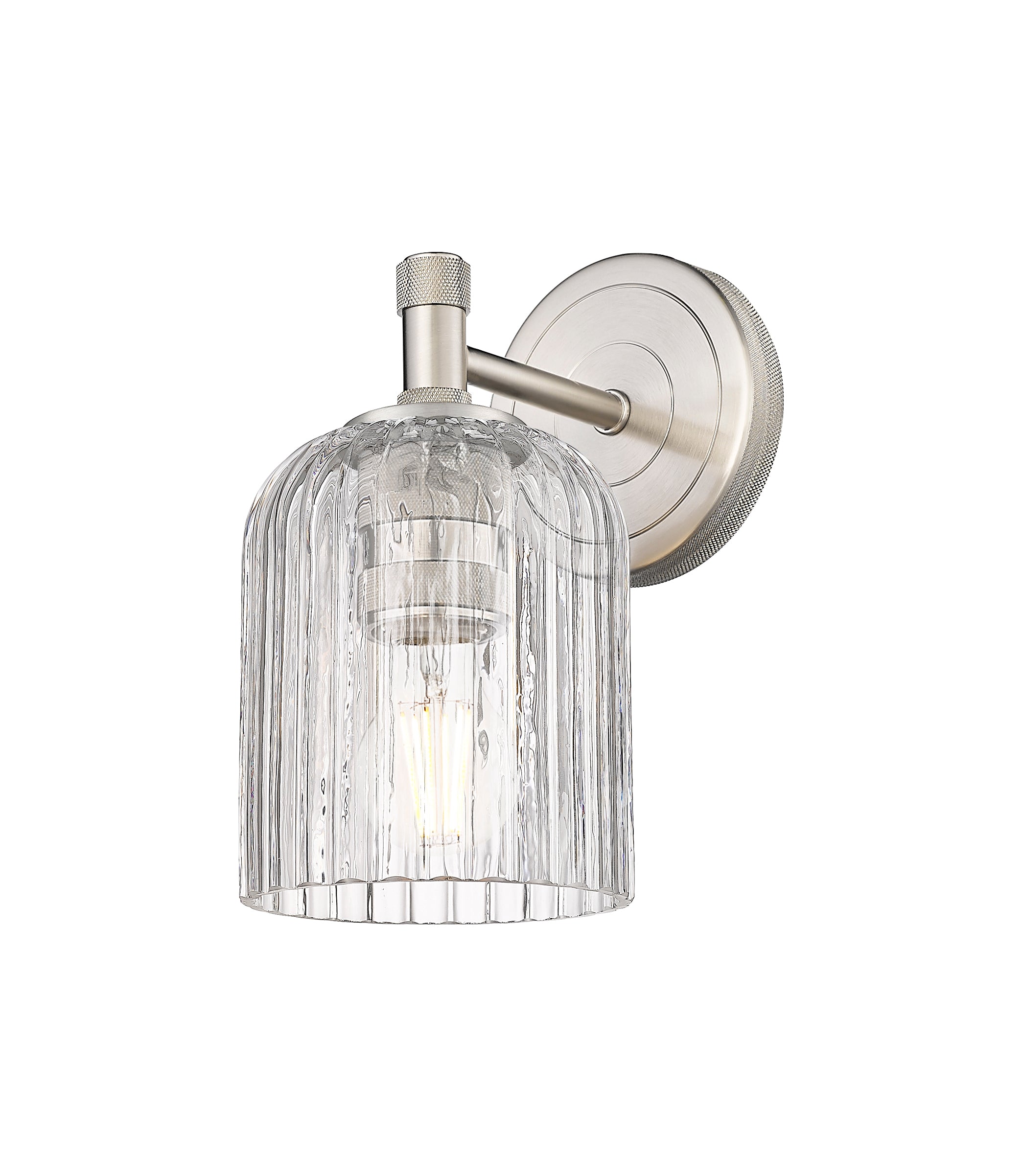 Downtown Urban Sconce Cast Brass Glass