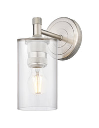 Downtown Urban Sconce Cast Brass Glass
