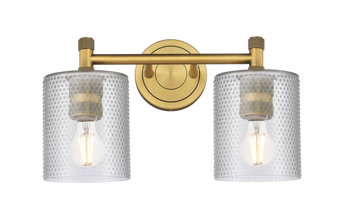 Cobbleskill 13-Inch 2-Light Bath Vanity Light Dimmable