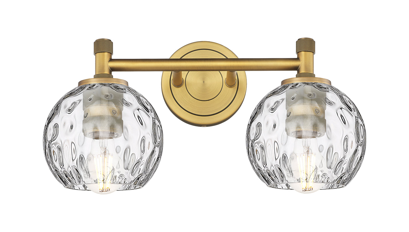 Downtown Urban Bath Vanity Light Glass Brass