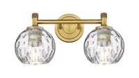 Downtown Urban Bath Vanity Light Glass Brass