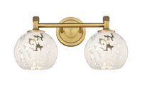 Downtown Urban Bath Vanity Light Brass Glass