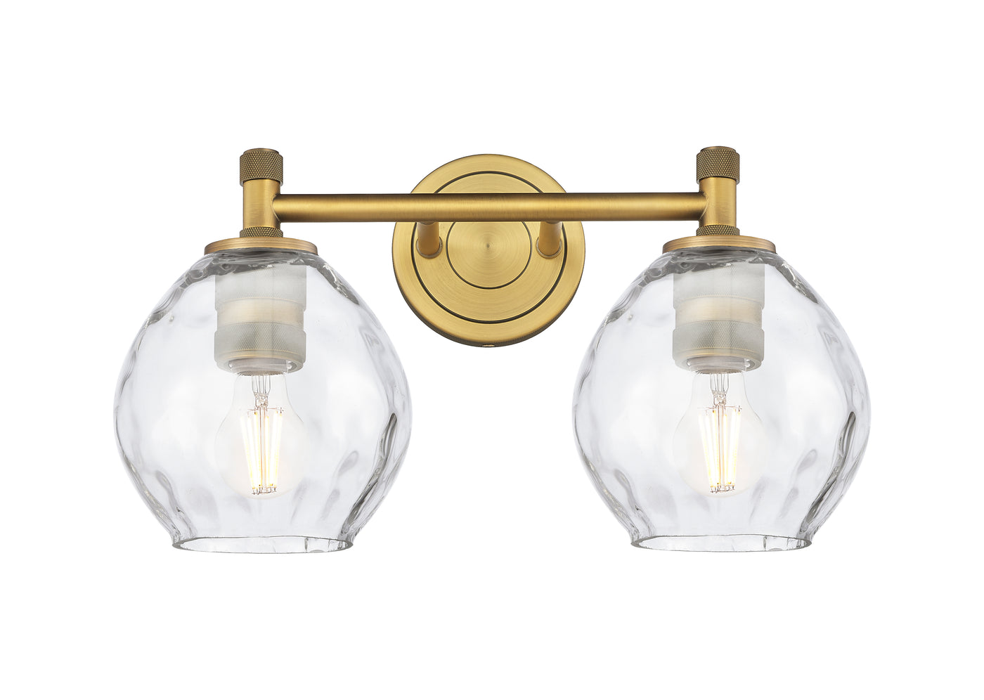 Downtown Urban Vanity Light Cast Brass
