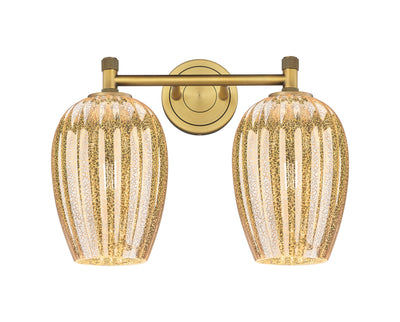 Downtown Urban Bath Vanity Light Brass 9 Inch