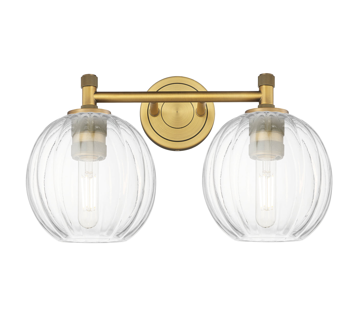 Downtown Urban Bath Vanity Light Cast Brass
