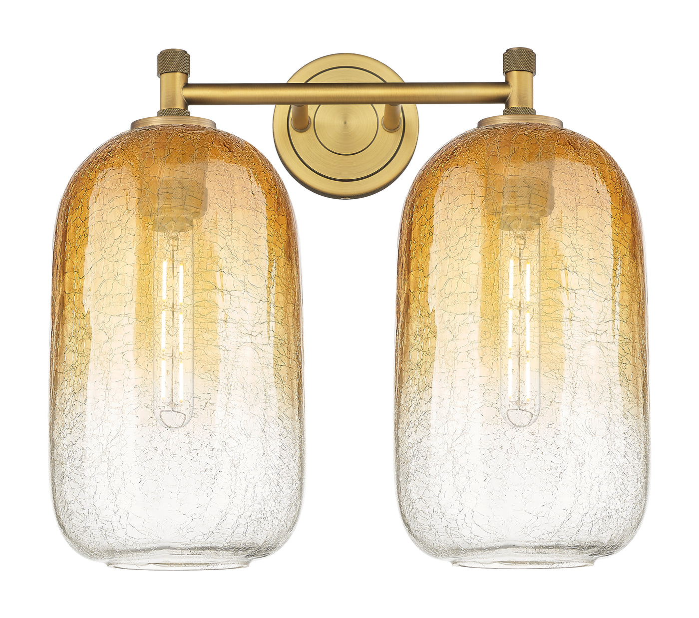 Downtown Urban Bath Vanity Light Steel Brass