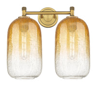 Downtown Urban Bath Vanity Light Steel Brass