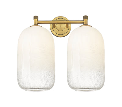 Downtown Urban Bath Vanity Light Steel Brass