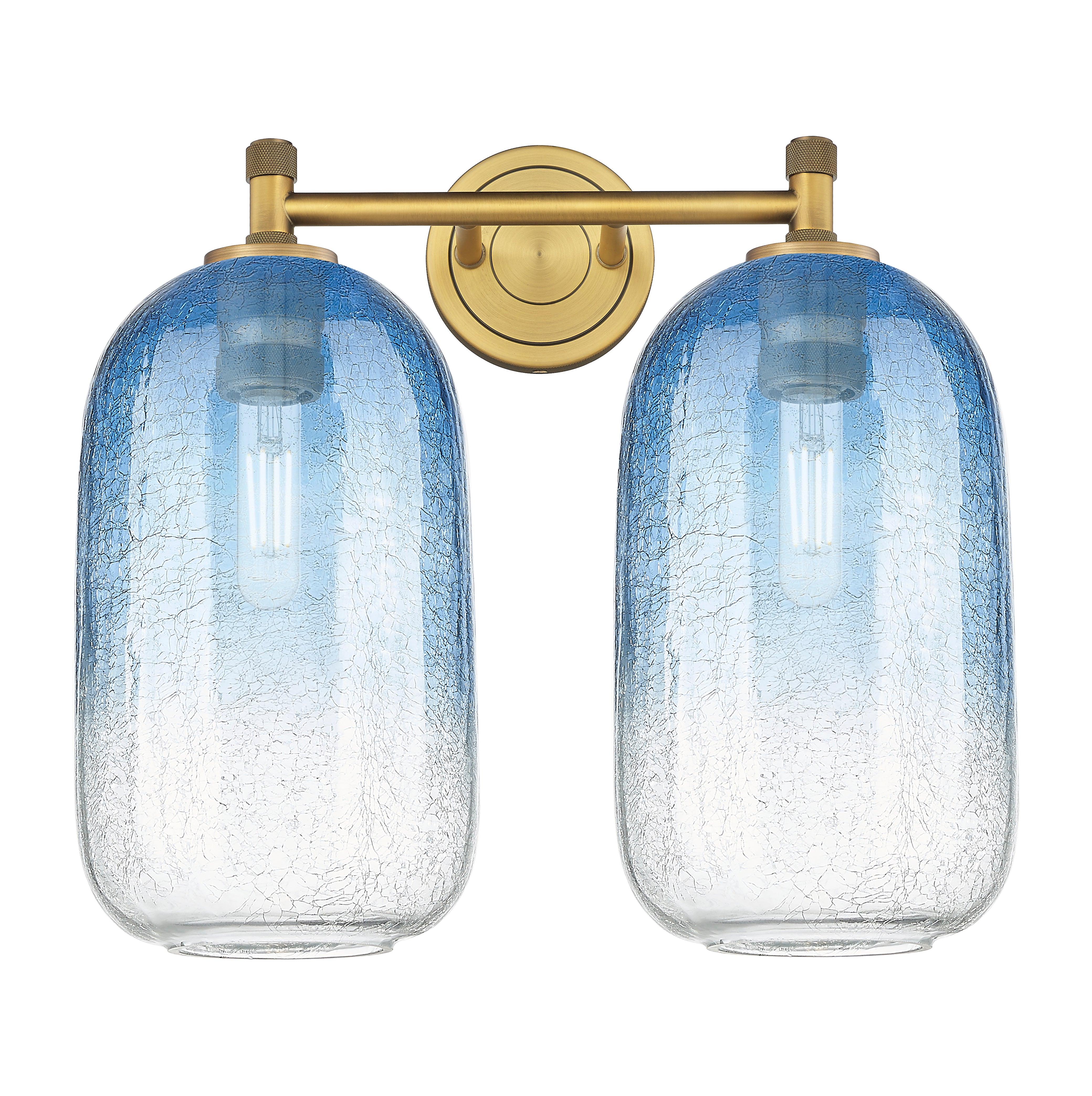 Downtown Urban Bath Vanity Light Steel Brass